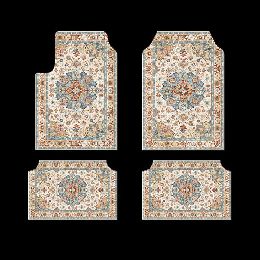 Retro Persian Dust-proof And Stain-resistant Car Foot Mat