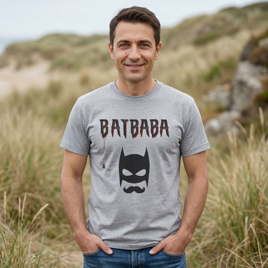 BatBaba Persian Dad T-Shirt – Funny Father’s Day Superhero Tee for Iranian Dads