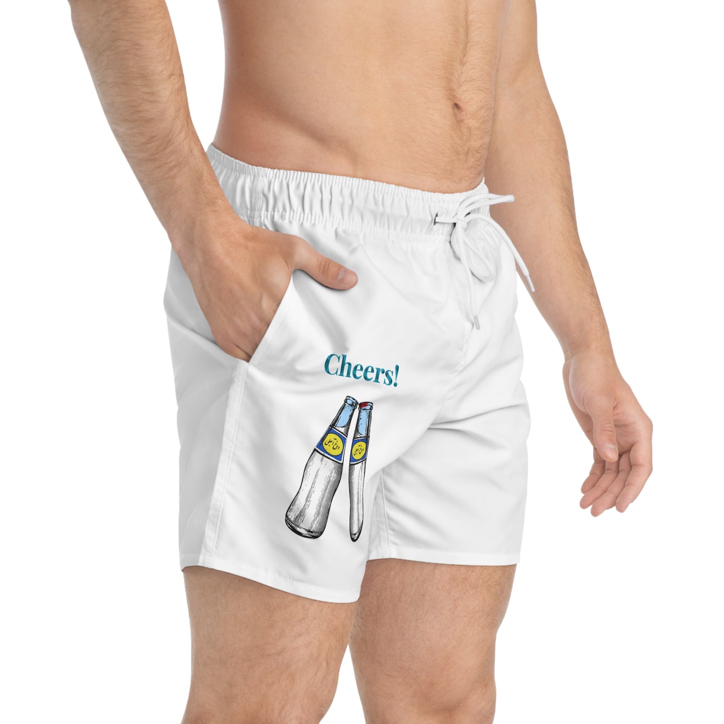 Persian Doogh Abali “Cheers” Swim Trunks