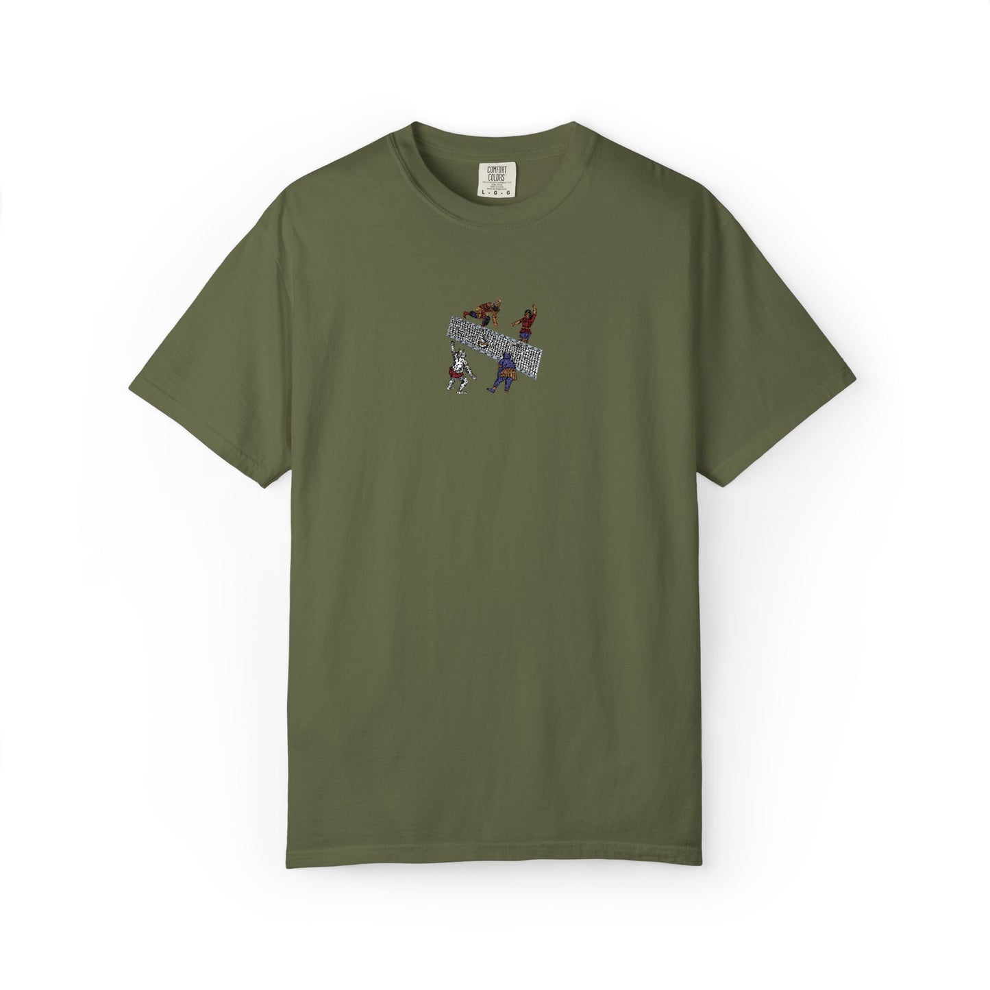 Shahnameh Legends Volleyball Graphic T-Shirt – Persian Miniature Art Tee