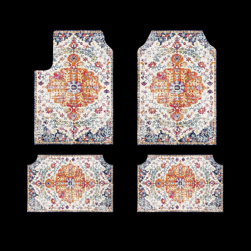 Retro Persian Dust-proof And Stain-resistant Car Foot Mat
