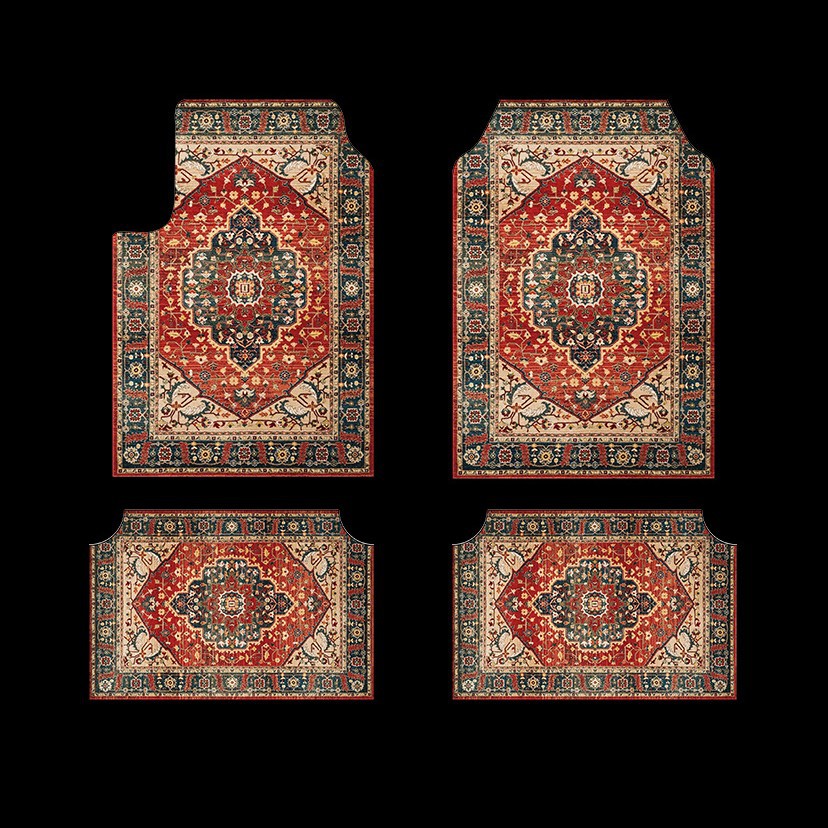 Retro Persian Dust-proof And Stain-resistant Car Foot Mat